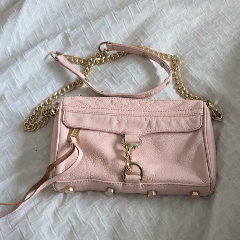 Rebecca Minkoff Pink Leather Crossbody Bag - Picture 6 of 12